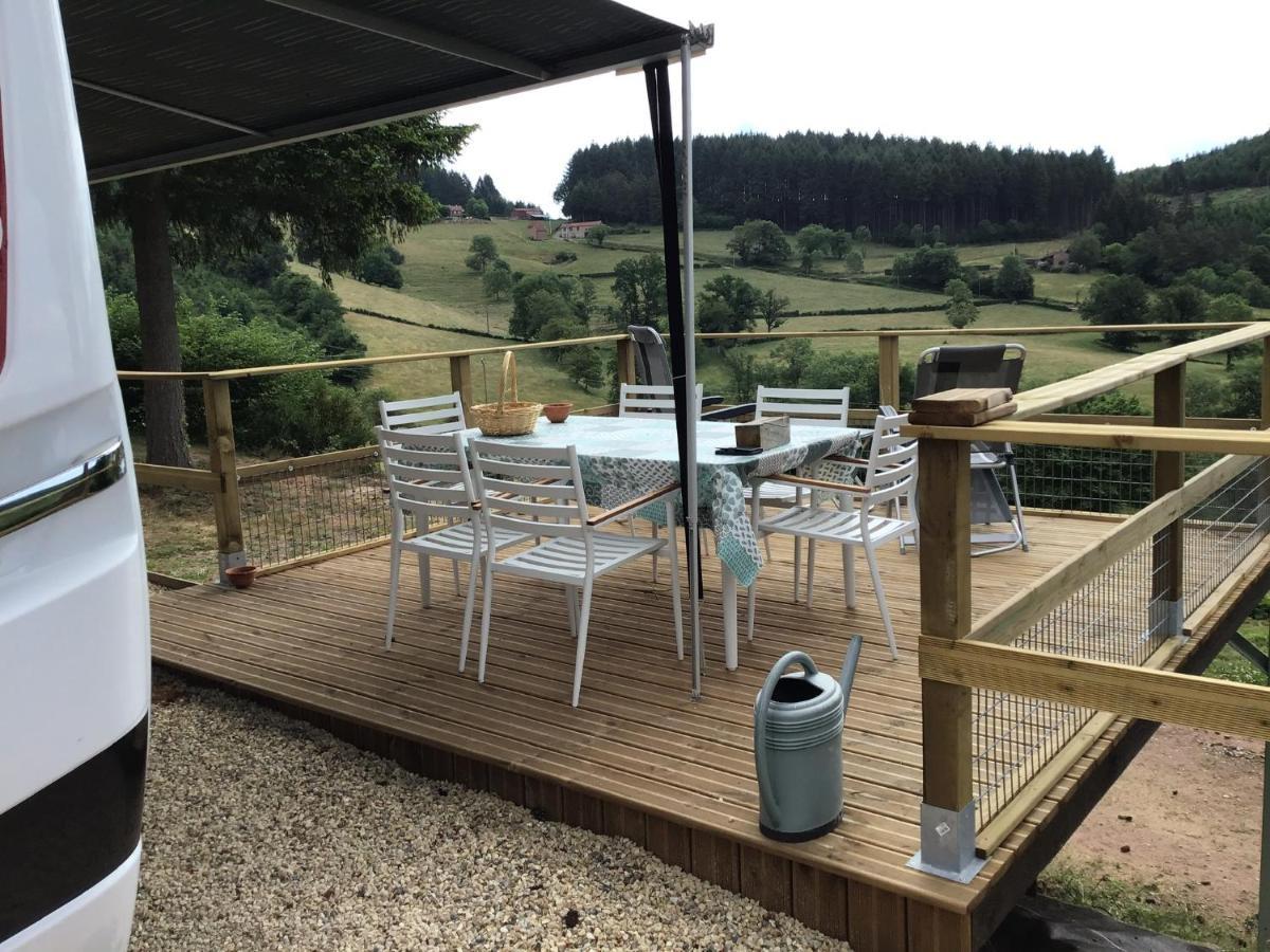 Gezellige Luxe Caravan Met Zwembad In Zuid- Bourgogne Anglure-sous-Dun ภายนอก รูปภาพ